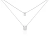 Collier Devine Argent Blanc