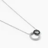 Collier Diana Argent Blanc Oxyde De Zirconium