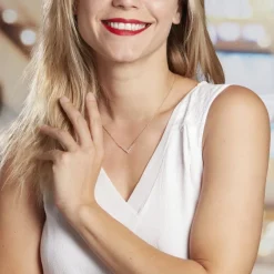 Collier Doralisa Argent Blanc Oxyde De Zirconium