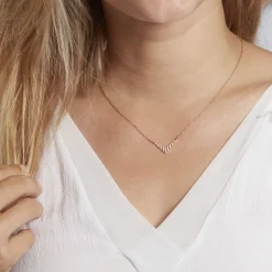 Collier Doralisa Argent Blanc Oxyde De Zirconium