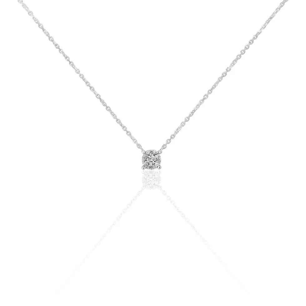Collier Dream Or Blanc Diamant