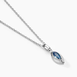 Collier Duchesse Argent Blanc Oxyde De Zirconium