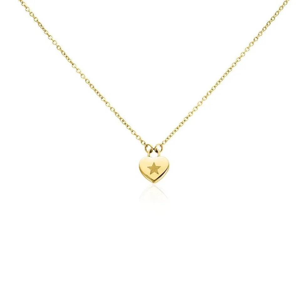 Collier Earline Acier Doré