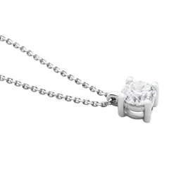 Collier Elfa Or Blanc Diamant
