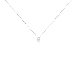Collier Elfa Or Blanc Diamant