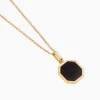 Collier Elioth Plaque Or Jaune