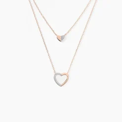 Collier Emilia Or Rose Diamant