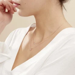 Collier Emilia Or Rose Diamant