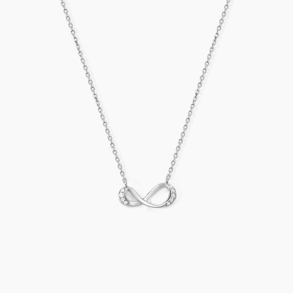 Collier Eryka Argent Blanc Oxyde De Zirconium