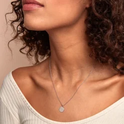 Collier Eternelle Argent Blanc