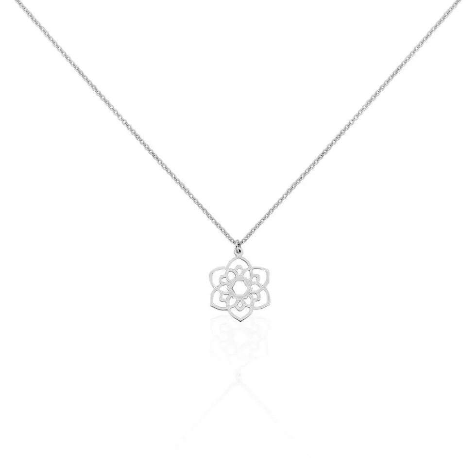 Collier Eudeline Argent Blanc