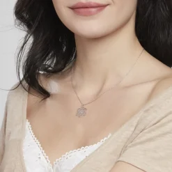 Collier Eudeline Argent Blanc