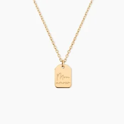 Collier Eurydice Plaqué Or Jaune
