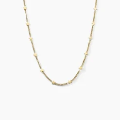 Collier Eva Acier Jaune
