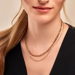 Collier Eva Acier Jaune