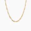Collier Fern Plaqué Or