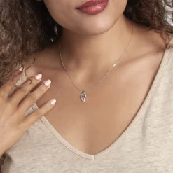 Collier Filae Argent Blanc Oxyde De Zirconium