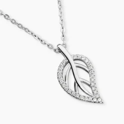 Collier Filae Argent Blanc Oxyde De Zirconium