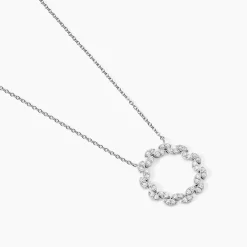 Collier Florange Argent Blanc Oxyde De Zirconium
