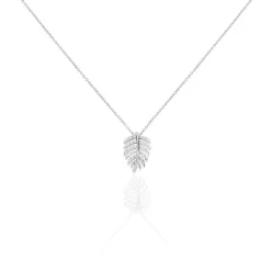 Collier Gabrielle Argent Blanc Oxyde De Zirconium