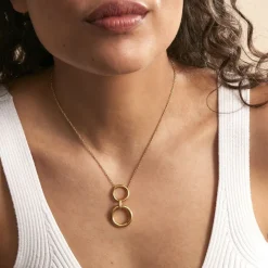 Collier Giachetta Acier Doré