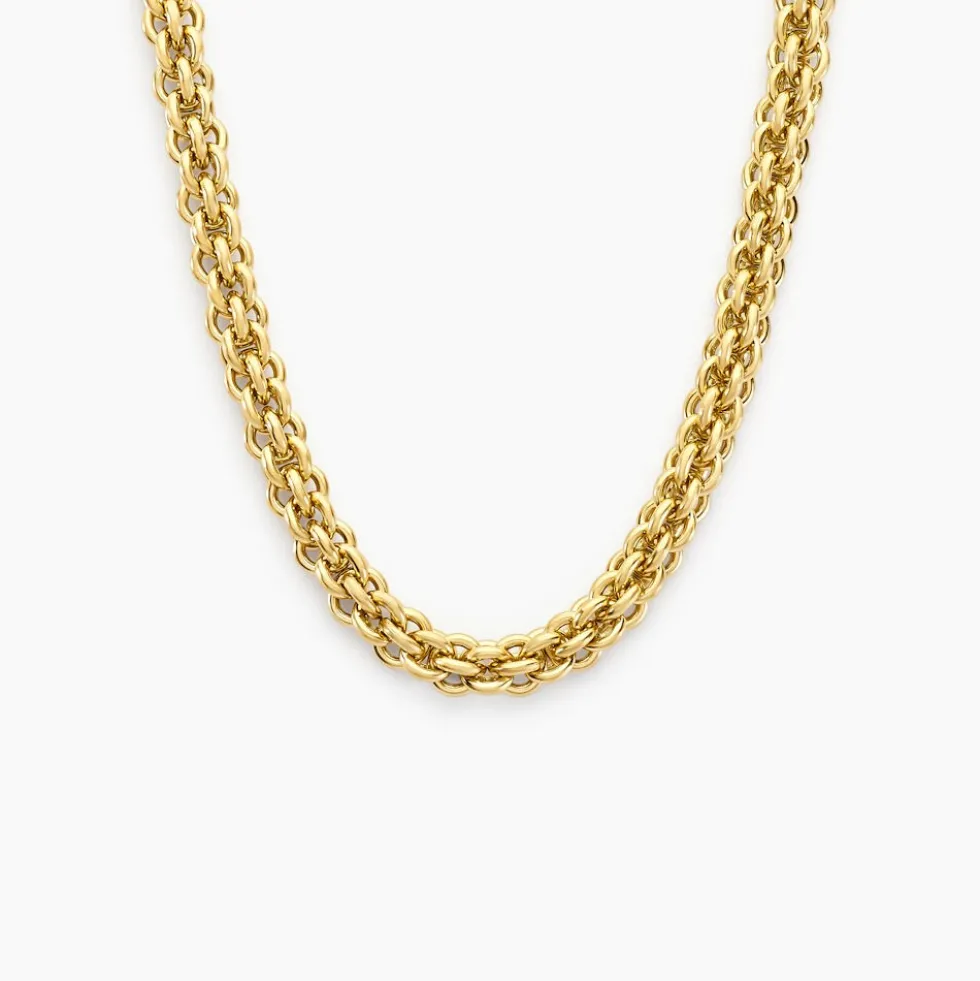 Collier Goa Acier Jaune