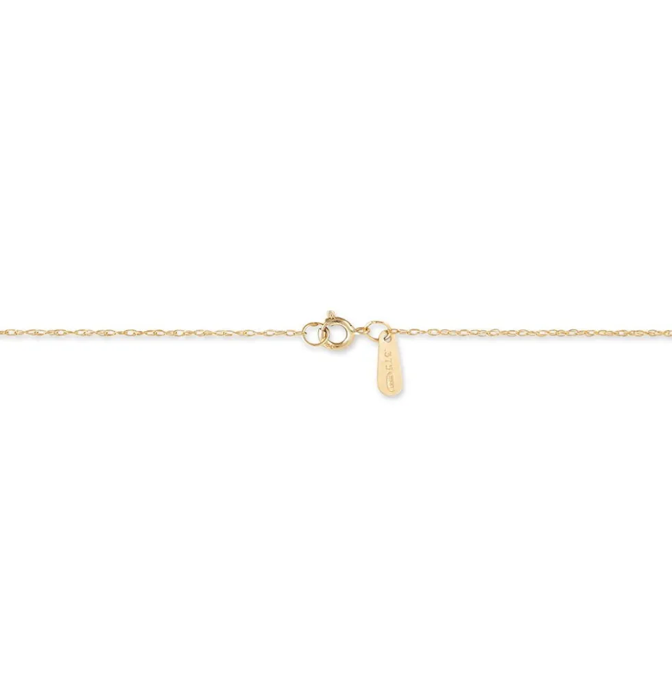 Collier Goutte Or Jaune Amethyste