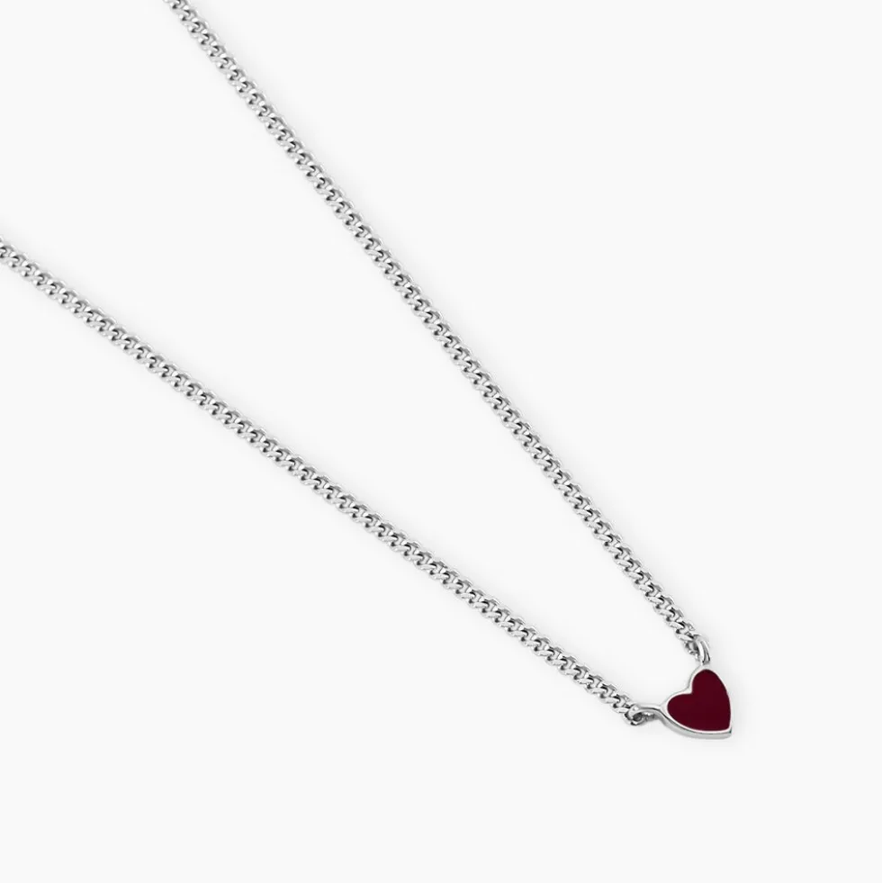 Collier Griotte Argent Blanc