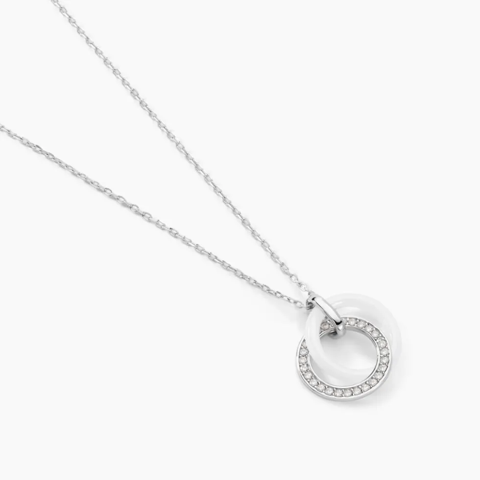 Collier Grizzel Argent Blanc Oxyde De Zirconium