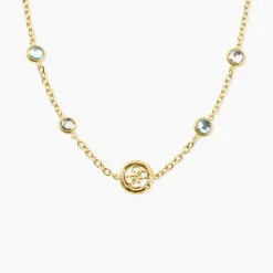 Collier Guess Petra Acier Jaune Oxyde De Zirconium