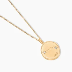 Collier Iago Plaqué Or Oxydes De Zirconium