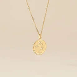Collier Iago Plaqué Or Oxydes De Zirconium