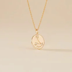 Collier Iago Plaqué Or Oxydes De Zirconium