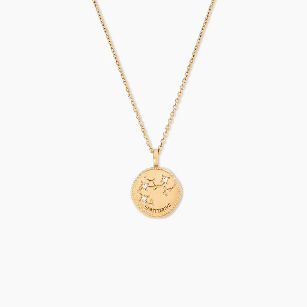 Collier Iago Plaqué Or Oxydes De Zirconium
