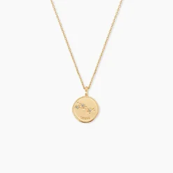 Collier Iago Plaqué Or Oxydes De Zirconium