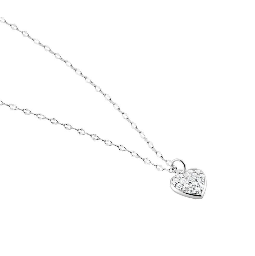 Collier Idan Argent Blanc Oxyde De Zirconium