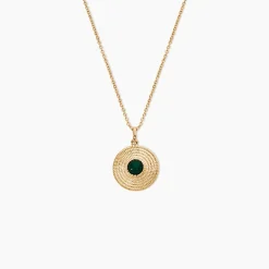 Collier Ilia Plaqué Or Jaune Verre