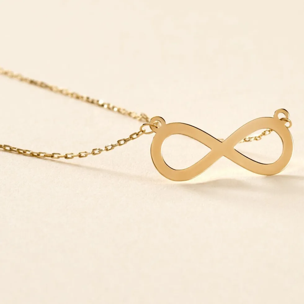 Collier Infinite Or Jaune