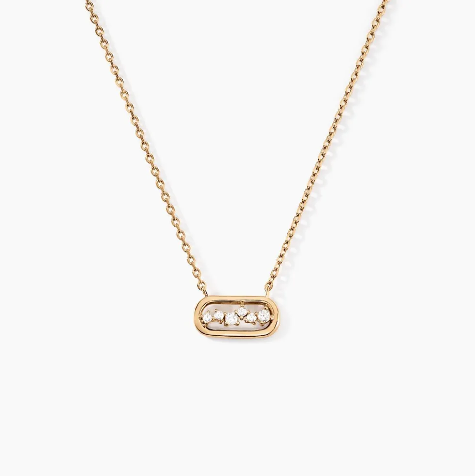 Collier Infinitude Plaqué Or Doré Oxyde De Zirconium