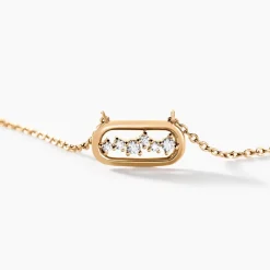 Collier Infinitude Plaqué Or Doré Oxyde De Zirconium