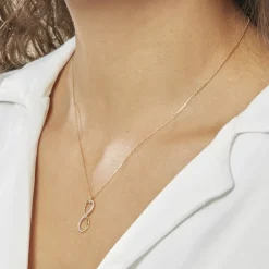 Collier Infino Or Jaune Diamant