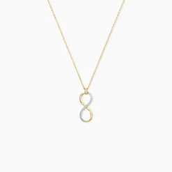 Collier Infino Or Jaune Diamant