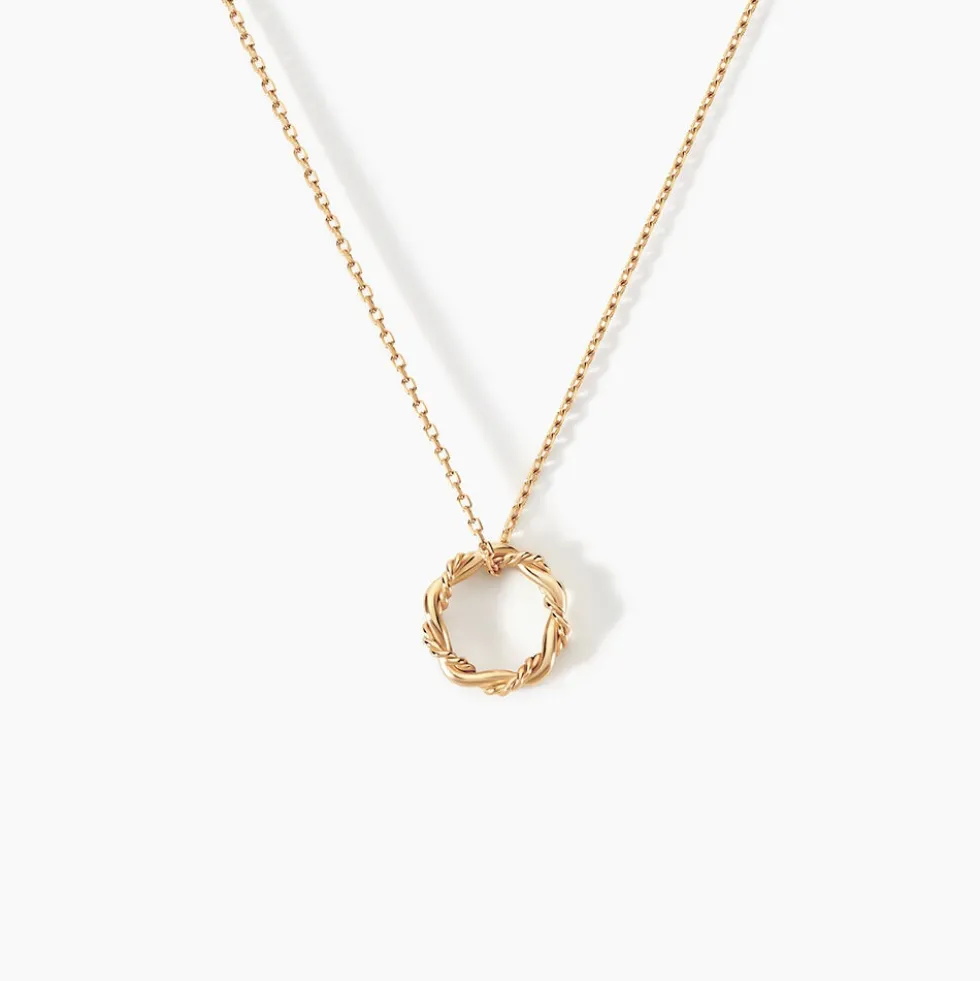Collier Intertwined Plaqué Or Jaune