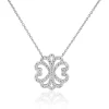 Collier Isse Argent Blanc Oxyde De Zirconium