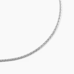 Collier Ivy Maille Haricot Or Blanc