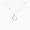 Collier Izamal Argent Blanc Oxyde De Zirconium