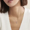 Collier Jaclyn Argent Blanc Oxyde De Zirconium