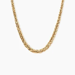 Collier Jany Danilo Maille Palmier Or Jaune