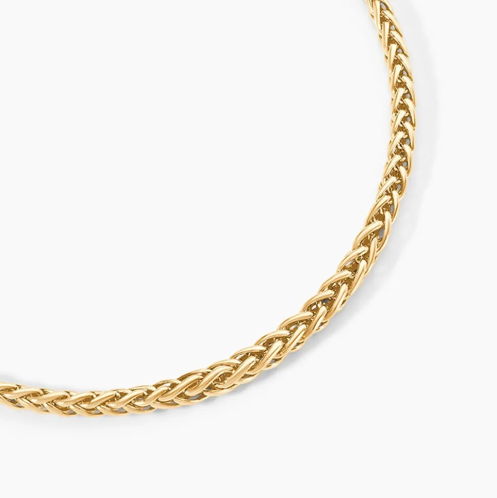 Collier Jany Danilo Maille Palmier Or Jaune