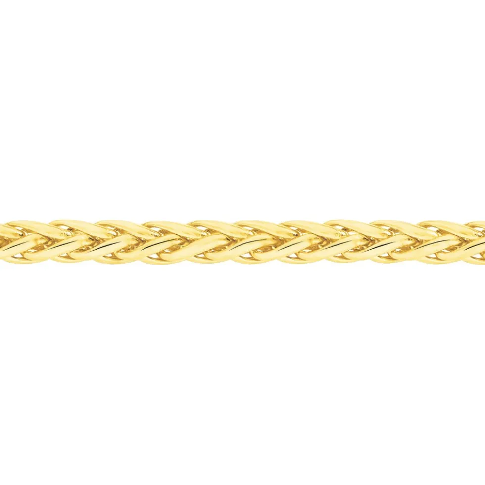 Collier Jany Maille Palmier Or Jaune